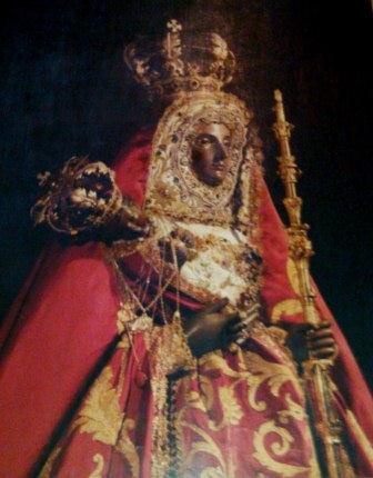 cuadro de la Virgen de Candelaria